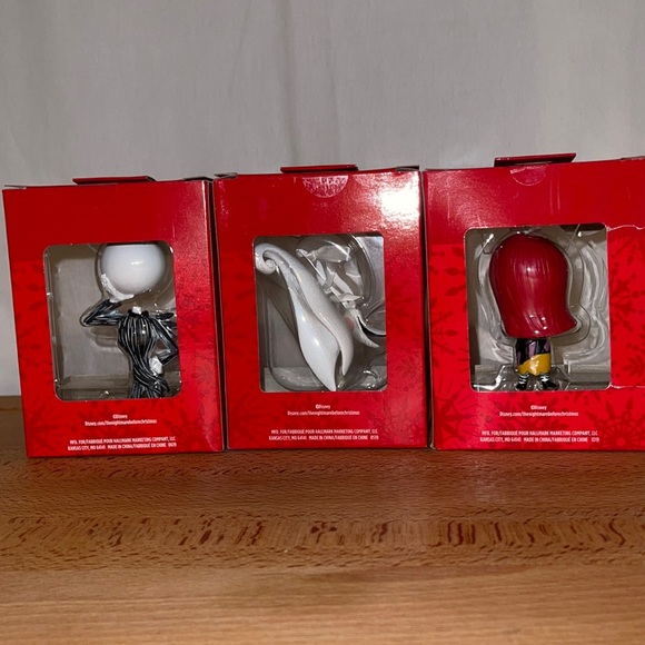 NIB (3) Disney Nightmare Before Christmas Ornaments - Picture 2 of 5